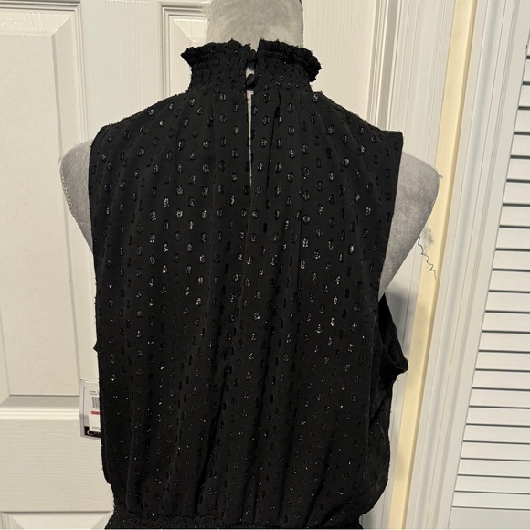 Everlily Sparkling Black Dress With Tiered Skirt XXL - Picture 4 of 10
